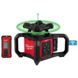 Milwaukee 3702 - 21 M18 Green Interior Rotary Laser Level Kit w/ Remote/Receiver and Wall Mount Bracket - Mississauga Hardware Centre Inc