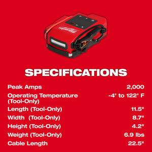Milwaukee 3841 - 20 M18™ HOTSHOT™ Jump Starter - Mississauga Hardware Centre Inc