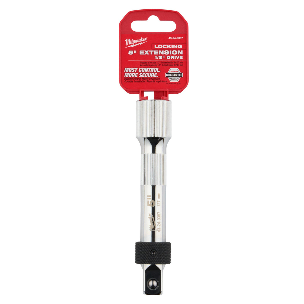 Milwaukee 43 - 24 - 9307 1/2" Drive 5" Locking Extension - Mississauga Hardware Centre Inc