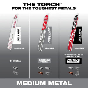 Milwaukee | 48 - 00 - 5251 CARBIDE Teeth For Medium Metal 6 in 1 pk - Mississauga Hardware Centre Inc
