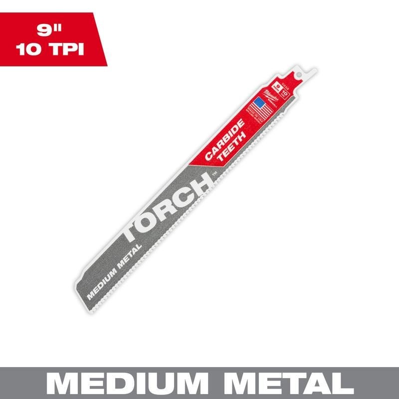Milwaukee 48 - 00 - 5252 Sawzall Blades, CARBIDE Teeth For Medium Metal - 1 Pack - Mississauga Hardware Centre Inc