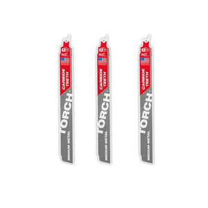 Milwaukee 48 - 00 - 5352 Sawzall Blades, CARBIDE Teeth For Medium Metal - 3 Pack - Mississauga Hardware Centre Inc