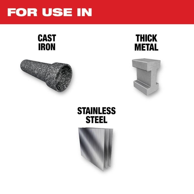 Milwaukee 48 - 00 - 5562 SAWZALL TORCH with NITRUS CARBIDE BLADES - 9in (5pk) - Mississauga Hardware Centre Inc