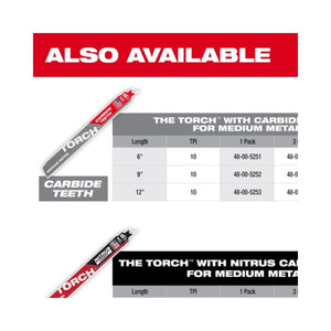 Milwaukee | 48 - 00 - 6252 Nitrus CARBIDE Teeth For Medium Metal 9 in 1 pk - Mississauga Hardware Centre Inc