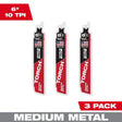 Milwaukee | 48 - 00 - 6351 Nitrus CARBIDE Teeth For Medium Metal 6 in 3 pk - Mississauga Hardware Centre Inc