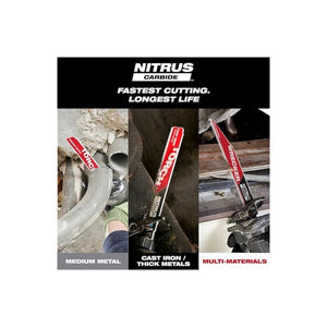Milwaukee | 48 - 00 - 6353 Nitrus CARBIDE Teeth For Medium Metal 12 in 3 pk - Mississauga Hardware Centre Inc