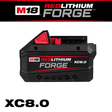 Milwaukee 48 - 11 - 1881 M18™ FORGE™ XC8.0 Battery Pack - Mississauga Hardware Centre Inc