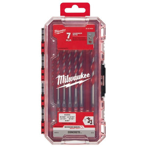 Milwaukee 48 - 20 - 9052 7PC. SHOCKWAVE Impact Duty Carbide Hammer Drill Bit Set - Mississauga Hardware Centre Inc