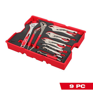 Milwaukee 48 - 22 - 0160 9pc. Pliers & Wrench Set with Tray for PACKOUT™ Drawers - Mississauga Hardware Centre Inc