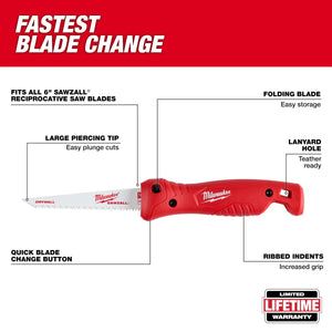 Milwaukee 48 - 22 - 0307 Folding Jab Saw - Mississauga Hardware Centre Inc