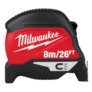 Milwaukee 48 - 22 - 1026M 8m/26ft Magnetic Tape Measure - Mississauga Hardware Centre Inc