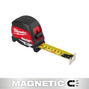 Milwaukee 48 - 22 - 1026M 8m/26ft Magnetic Tape Measure - Mississauga Hardware Centre Inc