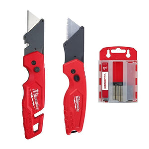 Milwaukee 48 - 22 - 1501GX FASTBACK and FASTBACK Compact Flip Utility Knife w/ 50 Blades - Mississauga Hardware Centre Inc