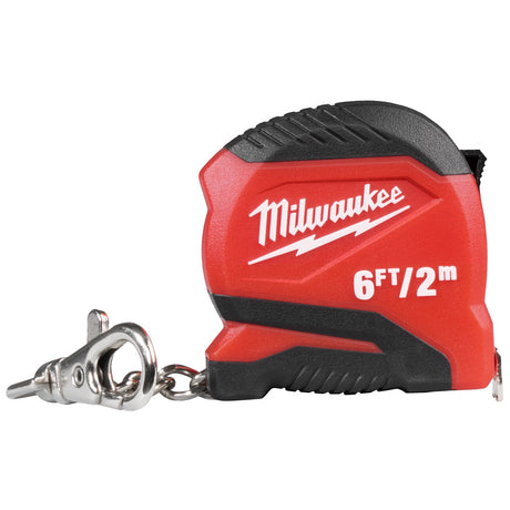 Milwaukee 48 - 22 - 1706 6ft/2m Keychain Tape Measure - Mississauga Hardware Centre Inc
