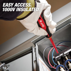 Milwaukee 48 - 22 - 2206 6pc 1000V Insulated Slim Tip Screwdriver Set - Mississauga Hardware Centre Inc