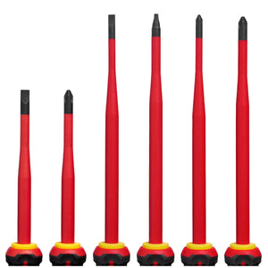 Milwaukee 48 - 22 - 2206 6pc 1000V Insulated Slim Tip Screwdriver Set - Mississauga Hardware Centre Inc