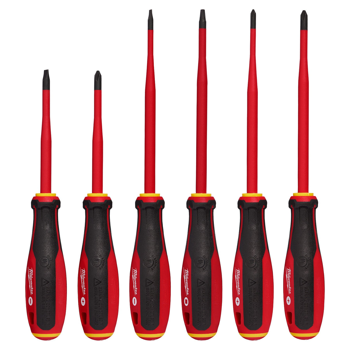 Milwaukee 48 - 22 - 2206 6pc 1000V Insulated Slim Tip Screwdriver Set - Mississauga Hardware Centre Inc