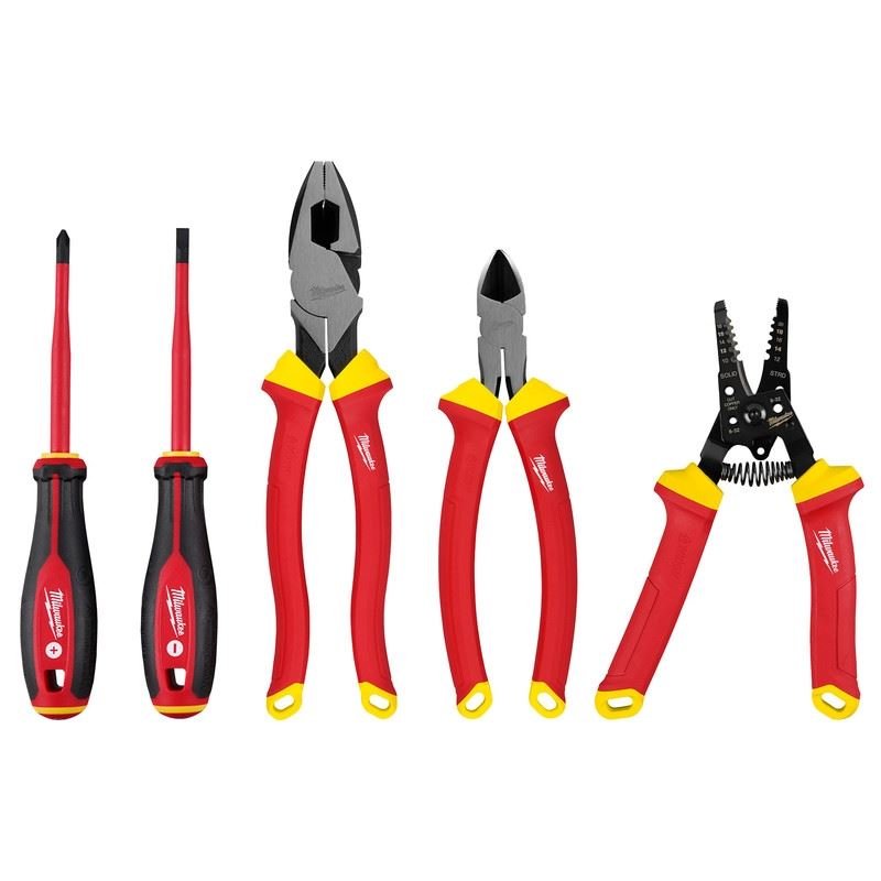 Milwaukee 48 - 22 - 2215 5 PC 1000V Insulated Hand Tool Set - Mississauga Hardware Centre Inc