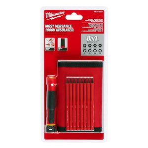 Milwaukee 48 - 22 - 2217 8 - in - 1 1000V Insulated Precision Multi - Bit Screwdriver - Mississauga Hardware Centre Inc