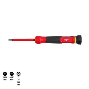 Milwaukee 48 - 22 - 2217 8 - in - 1 1000V Insulated Precision Multi - Bit Screwdriver - Mississauga Hardware Centre Inc