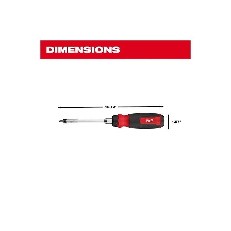 Milwaukee | 48 - 22 - 2904 27 - in - 1 Ratcheting Multi - Bit Screwdriver - Mississauga Hardware Centre Inc