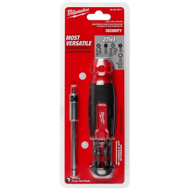 Milwaukee 48 - 22 - 2911 27 - in - 1 Security Multi - Bit Screwdriver - Mississauga Hardware Centre Inc