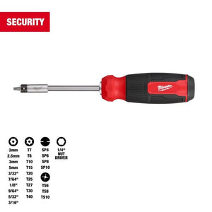 Milwaukee 48 - 22 - 2911 27 - in - 1 Security Multi - Bit Screwdriver - Mississauga Hardware Centre Inc