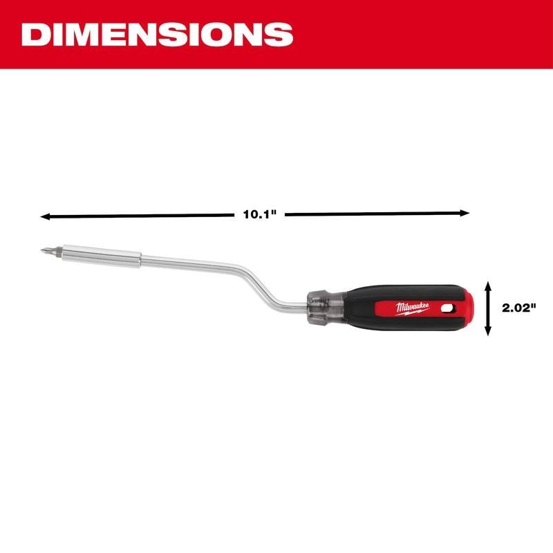 Milwaukee 48 - 22 - 2916 2 - in - 1 Rotating Multi - Bit Screwdriver - Mississauga Hardware Centre Inc