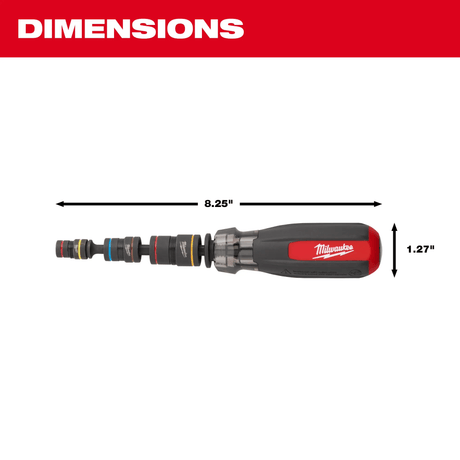 Milwaukee 48 - 22 - 2921 Multi - Nut Driver W/ SHOCKWAVE Impact Duty™ (flip) Magnetic Nut Drivers - Mississauga Hardware Centre Inc