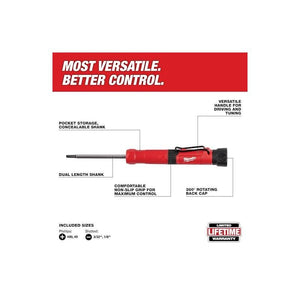 Milwaukee | 48 - 22 - 2932 4 - in - 1 Pocket Precision Multi - Bit Screwdriver - Mississauga Hardware Centre Inc