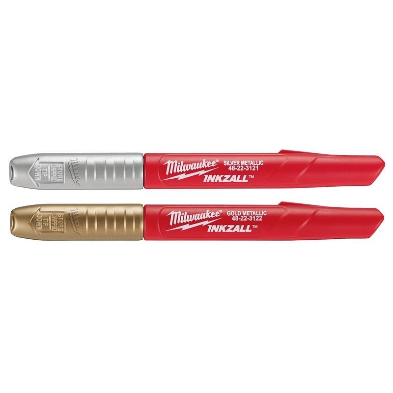 Milwaukee 48 - 22 - 3123 INKZALL Fine Point Metallic Marker - 2pk - Mississauga Hardware Centre Inc