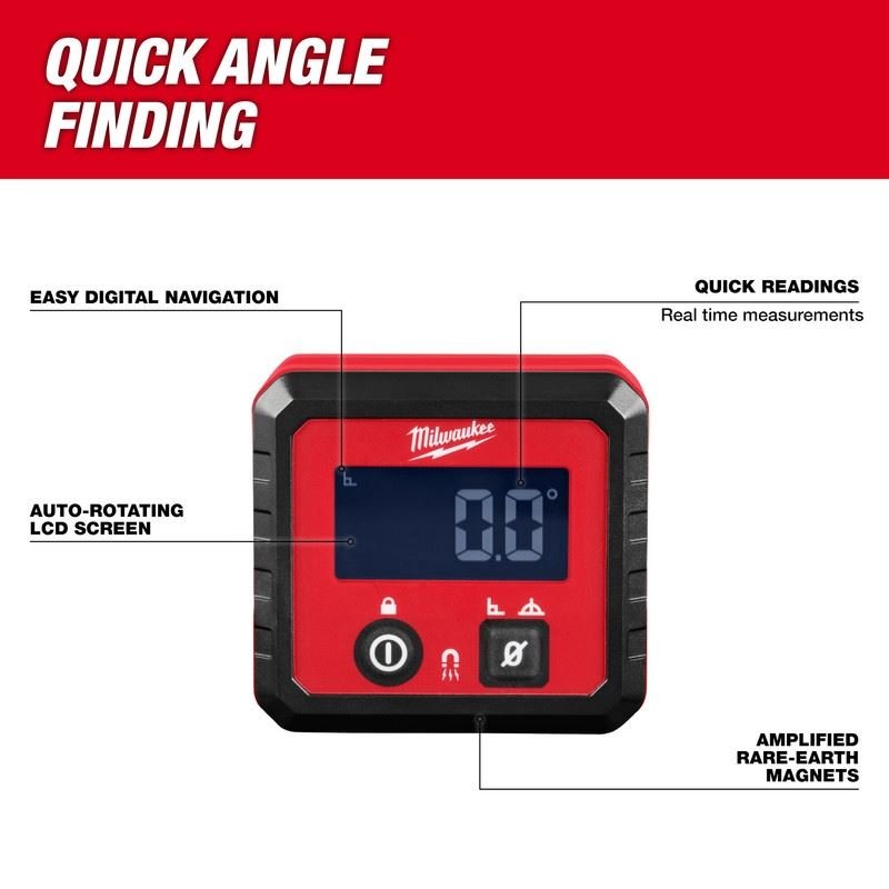 Milwaukee 48 - 22 - 5602 Digital Angle Gauge - Mississauga Hardware Centre Inc
