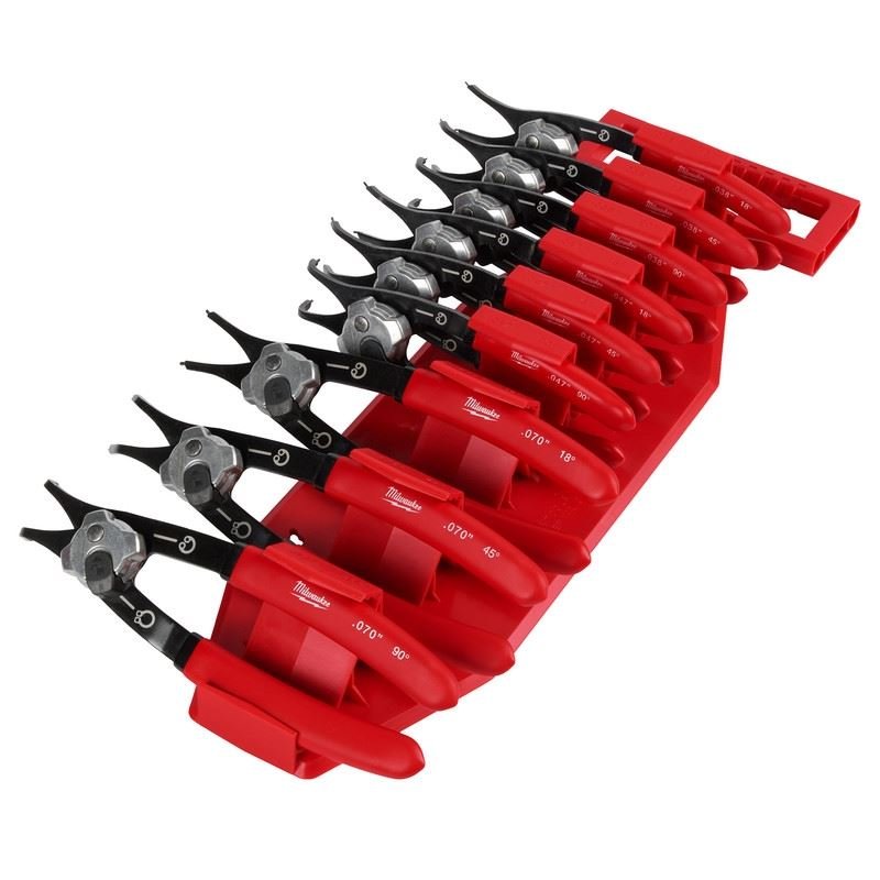 Milwaukee 48 - 22 - 6539 9PC Snap Ring Pliers Set - Mississauga Hardware Centre Inc