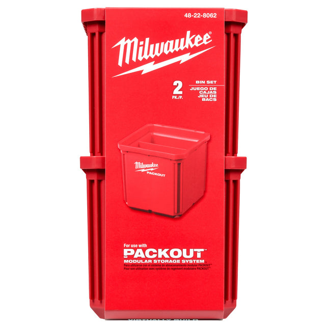 Milwaukee 48 - 22 - 8062 2pk Bin Set for PACKOUT™ - Mississauga Hardware Centre Inc