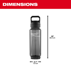 Milwaukee 48 - 22 - 8372B 34oz PACKOUT™ Bottle with Chug Lid - Black - Mississauga Hardware Centre Inc