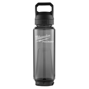 Milwaukee 48 - 22 - 8372B 34oz PACKOUT™ Bottle with Chug Lid - Black - Mississauga Hardware Centre Inc