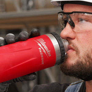 Milwaukee 48 - 22 - 8382R PACKOUT 18oz Insulated Bottle with Chug Lid - Red - Mississauga Hardware Centre Inc