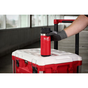 Milwaukee 48 - 22 - 8395R PACKOUT™ 18oz Insulated Bottle with Sip Lid - Red - Mississauga Hardware Centre Inc