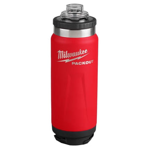 Milwaukee 48 - 22 - 8396R PACKOUT 24oz Insulated Bottle with Chug Lid - Red - Mississauga Hardware Centre Inc