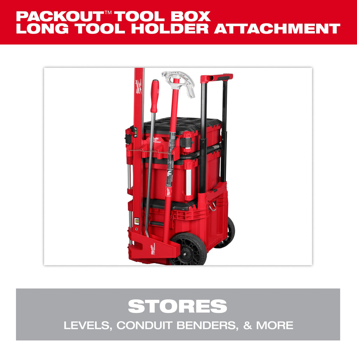 Milwaukee 48 - 22 - 8607 PACKOUT™ Tool Box Long Tool Holder Attachment - Mississauga Hardware Centre Inc