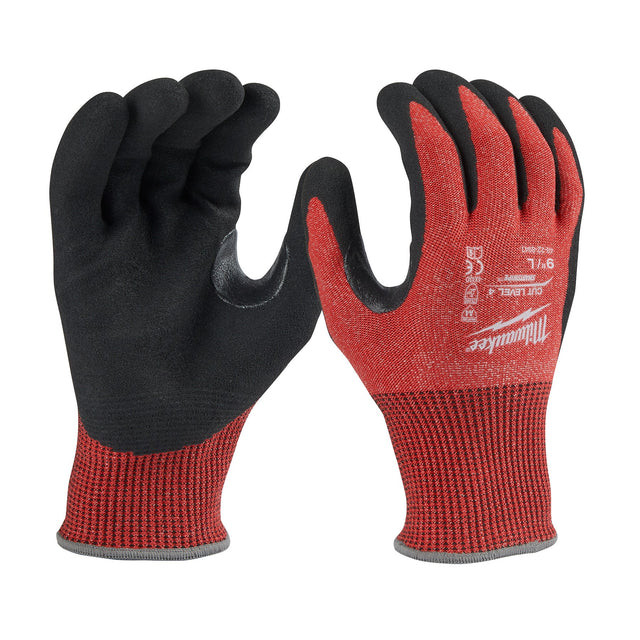 Milwaukee 48 - 22 - 8947 Cut Level 4 Nitrile Dipped Gloves (Large) - Mississauga Hardware Centre Inc