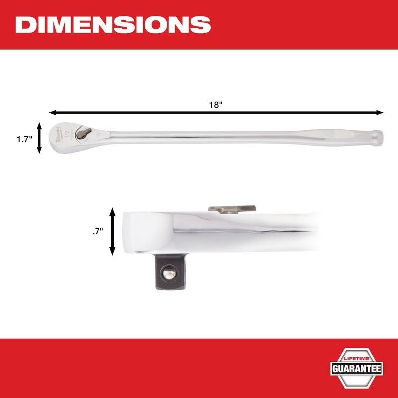 Milwaukee 48 - 22 - 9050 1/2in Drive 18in Ratchet - Mississauga Hardware Centre Inc