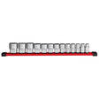 Milwaukee 48 - 22 - 9422 13pc 1/2” Drive 12 - Point SAE Socket Set - Mississauga Hardware Centre Inc