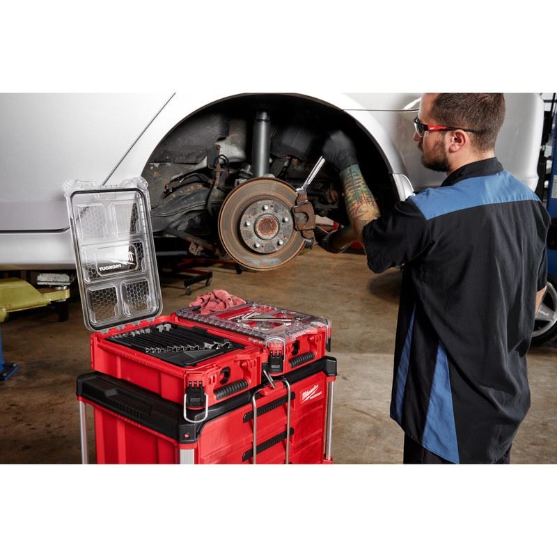 Milwaukee 48 - 22 - 9483 15pc Metric Combination Wrench Set with PACKOUT Compact Organizer - Mississauga Hardware Centre Inc