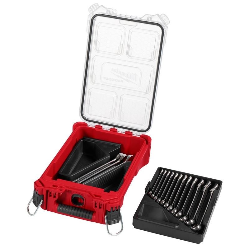 Milwaukee 48 - 22 - 9483 15pc Metric Combination Wrench Set with PACKOUT Compact Organizer - Mississauga Hardware Centre Inc
