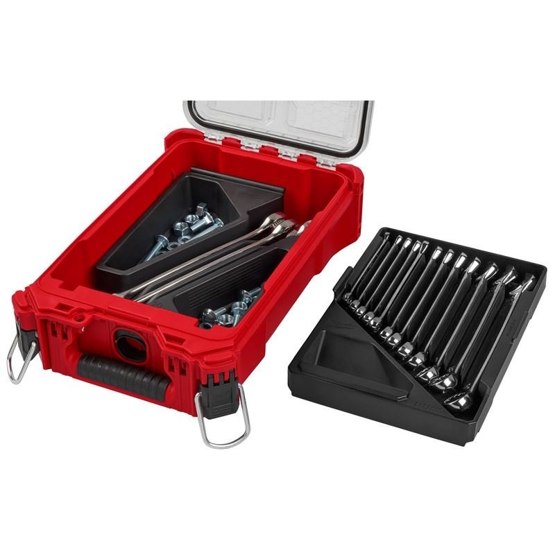 Milwaukee 48 - 22 - 9483 15pc Metric Combination Wrench Set with PACKOUT Compact Organizer - Mississauga Hardware Centre Inc