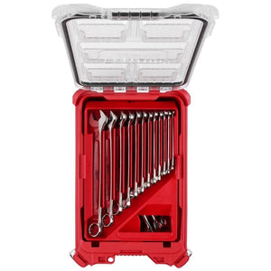 Milwaukee 48 - 22 - 9484 15pc SAE Combination Wrench Set with PACKOUT Compact Organizer - Mississauga Hardware Centre Inc
