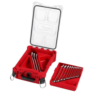 Milwaukee 48 - 22 - 9484 15pc SAE Combination Wrench Set with PACKOUT Compact Organizer - Mississauga Hardware Centre Inc