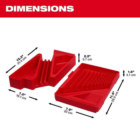 Milwaukee 48 - 22 - 9484T 15pc SAE Combination Wrench Trays - Mississauga Hardware Centre Inc