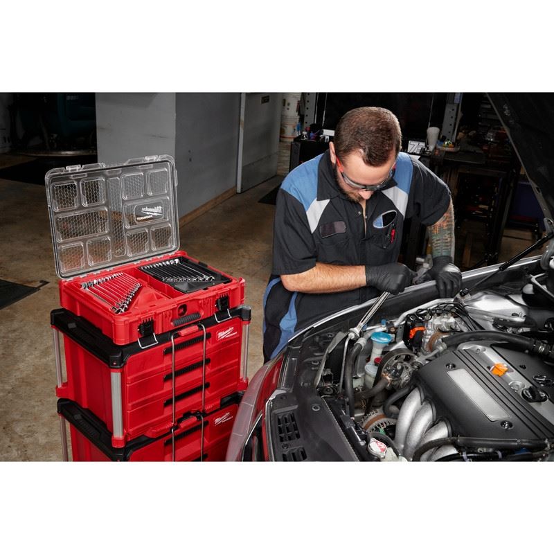 Milwaukee 48 - 22 - 9485 30pc Metric and SAE Combination Wrench Set with PACKOUT Organizer - Mississauga Hardware Centre Inc